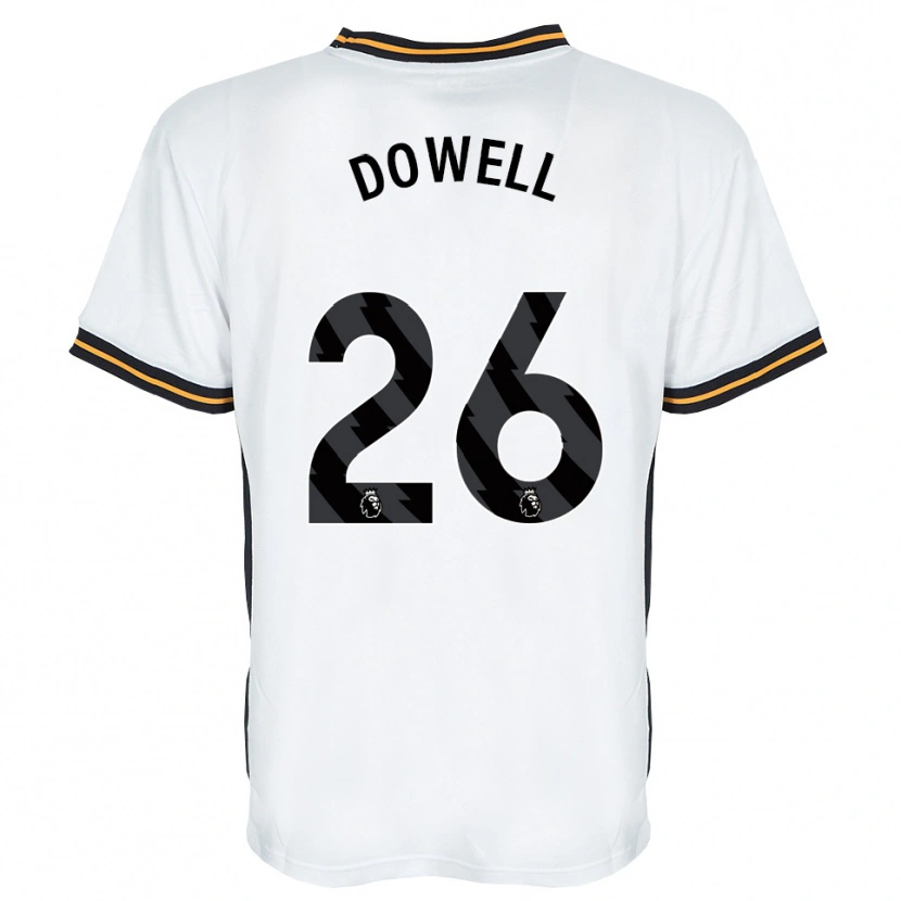 Danxen Heren Kieran Dowell #26 Wit Oranje Zwart Uitshirt Uittenue 2026/27 T-Shirt België