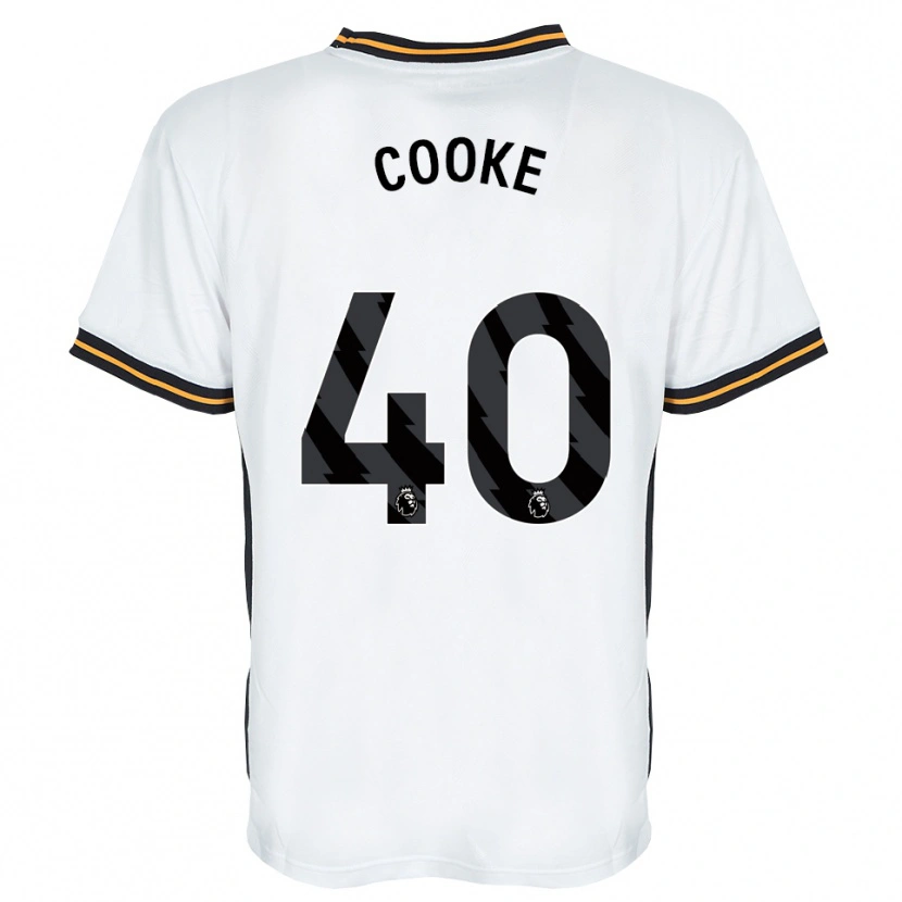 Danxen Heren Megan Cooke #40 Wit Oranje Zwart Uitshirt Uittenue 2026/27 T-Shirt België
