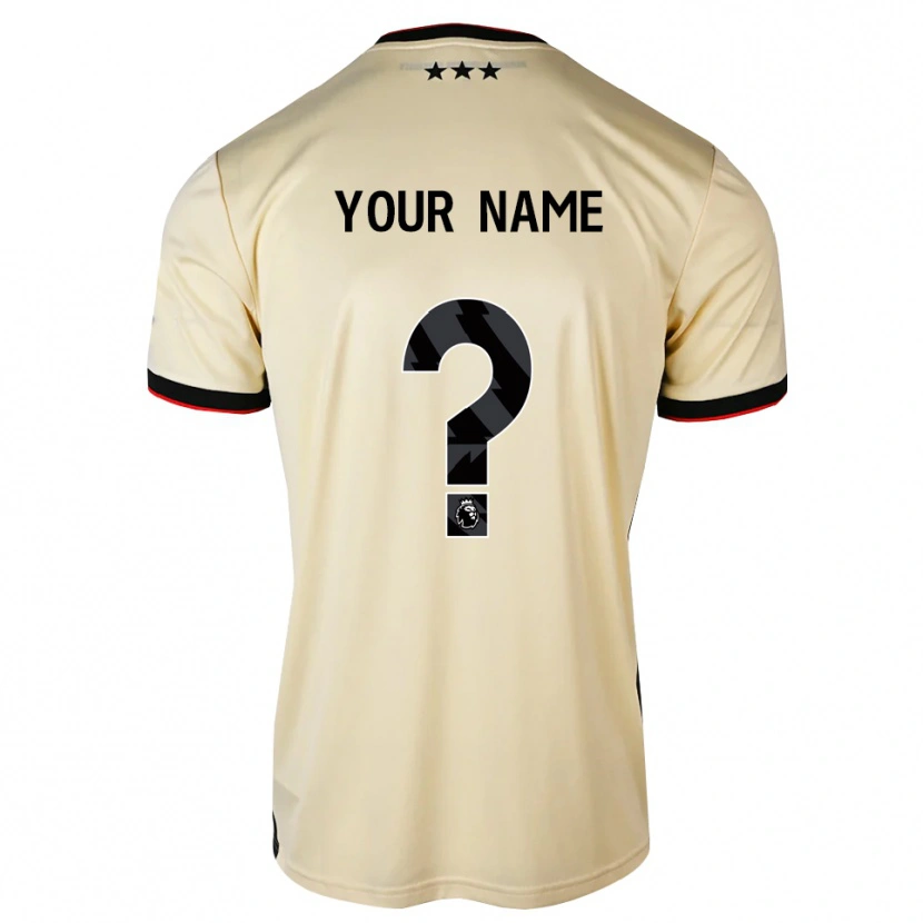 Danxen Heren Uw Naam #0 Lemonchiffon Zwart Rood Uitshirt Uittenue 2026/27 T-Shirt België