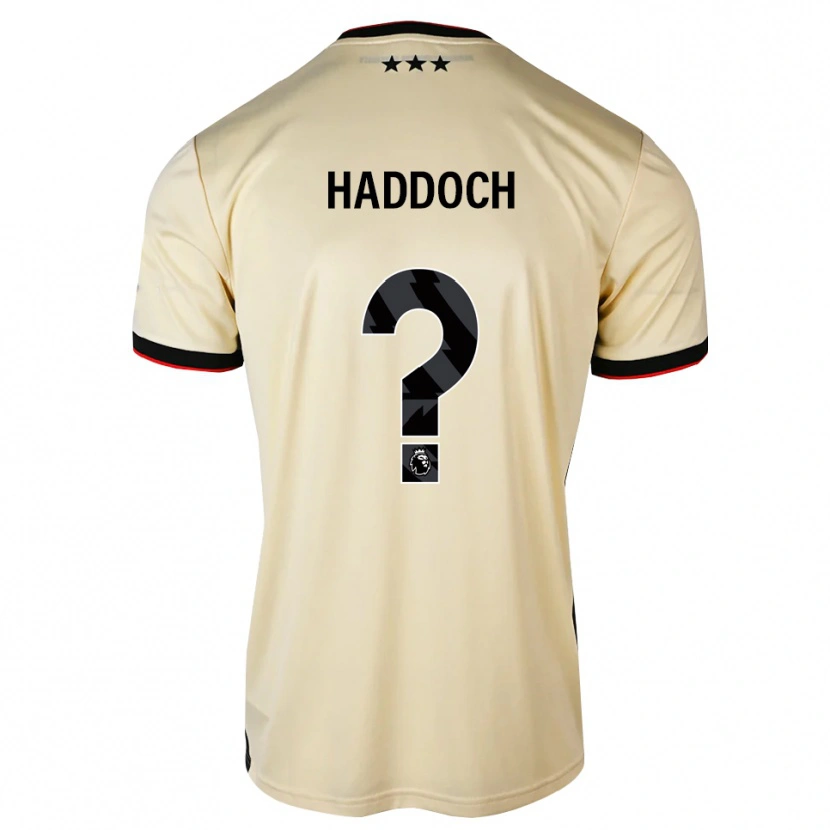 Danxen Heren Ben Haddoch #0 Lemonchiffon Zwart Rood Uitshirt Uittenue 2026/27 T-Shirt België