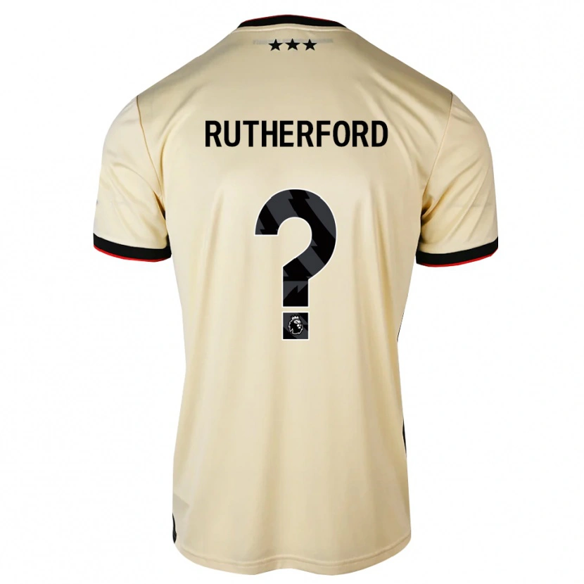 Danxen Heren Ella Rutherford #0 Lemonchiffon Zwart Rood Uitshirt Uittenue 2026/27 T-Shirt België