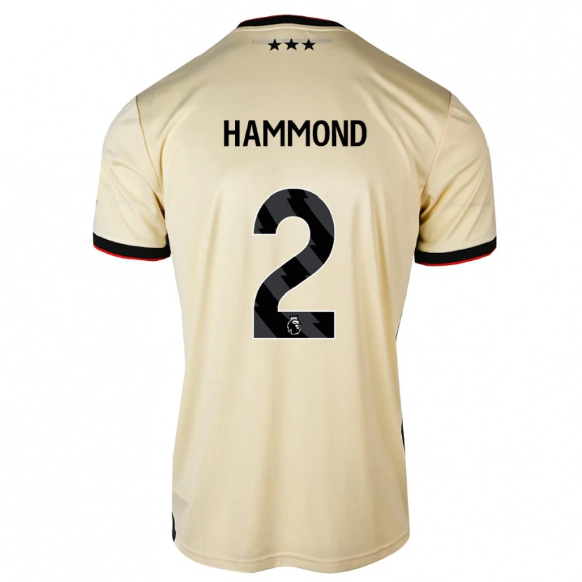 Danxen Heren Joshua Hammond #2 Lemonchiffon Zwart Rood Uitshirt Uittenue 2026/27 T-Shirt België