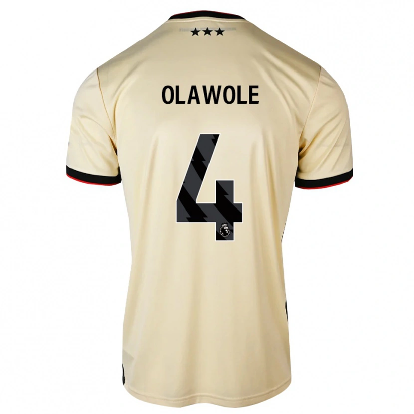 Danxen Heren Kellyan Olawole #4 Lemonchiffon Zwart Rood Uitshirt Uittenue 2026/27 T-Shirt België