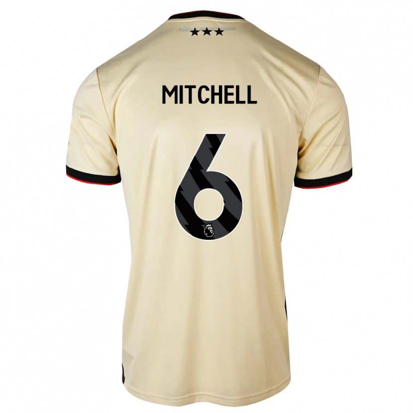 Danxen Heren Leah Mitchell #6 Lemonchiffon Zwart Rood Uitshirt Uittenue 2026/27 T-Shirt België
