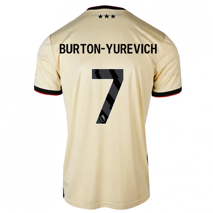 Danxen Heren Roman Burton-Yurevich #7 Lemonchiffon Zwart Rood Uitshirt Uittenue 2026/27 T-Shirt België