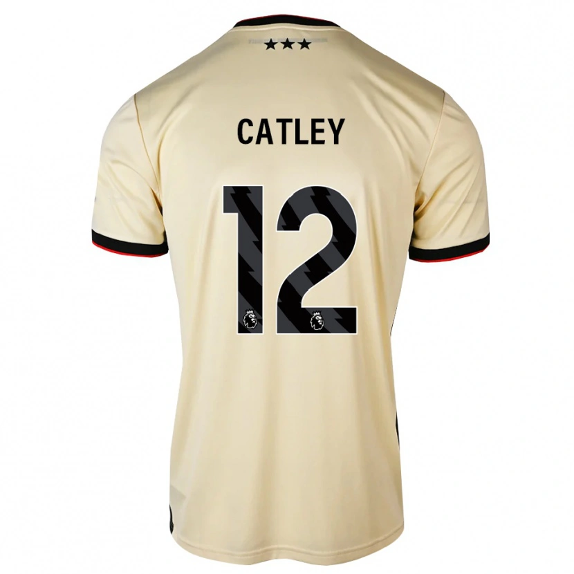 Danxen Heren Jack Catley #12 Lemonchiffon Zwart Rood Uitshirt Uittenue 2026/27 T-Shirt België