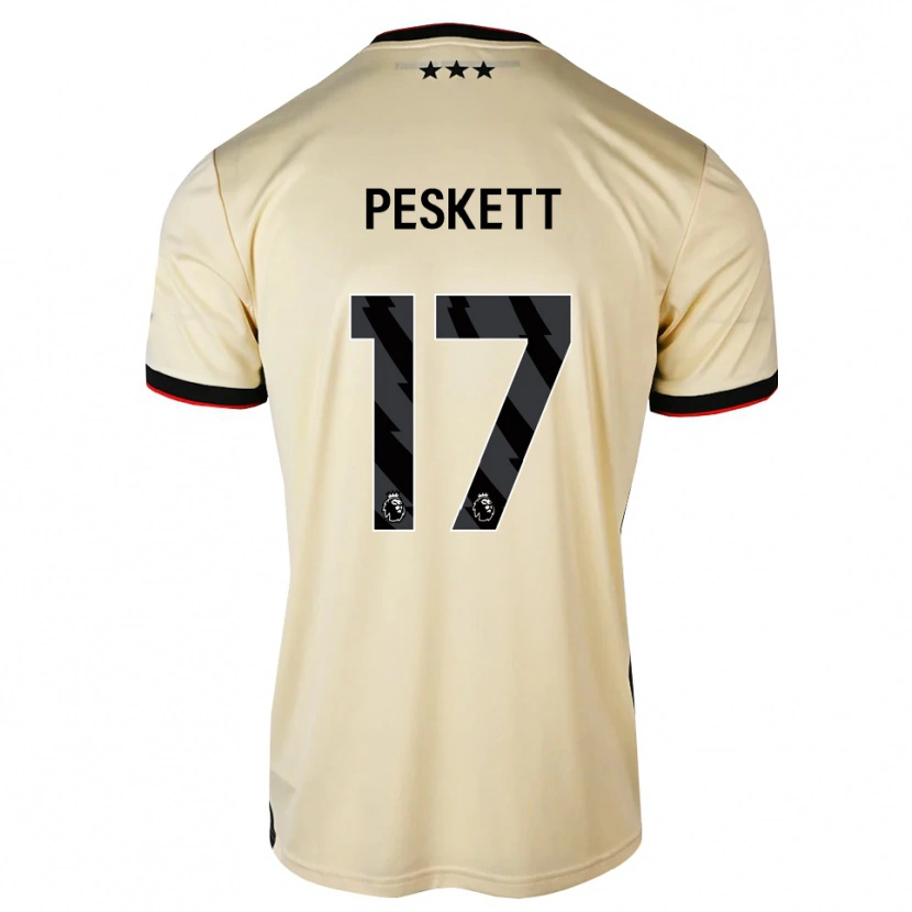 Danxen Heren Sophie Peskett #17 Lemonchiffon Zwart Rood Uitshirt Uittenue 2026/27 T-Shirt België