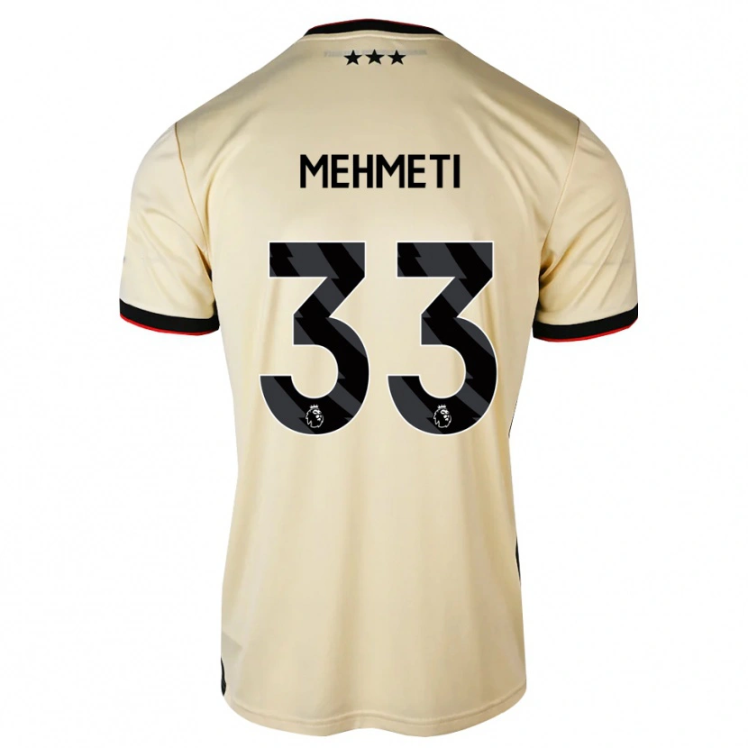 Danxen Heren Anis Mehmeti #33 Lemonchiffon Zwart Rood Uitshirt Uittenue 2026/27 T-Shirt België