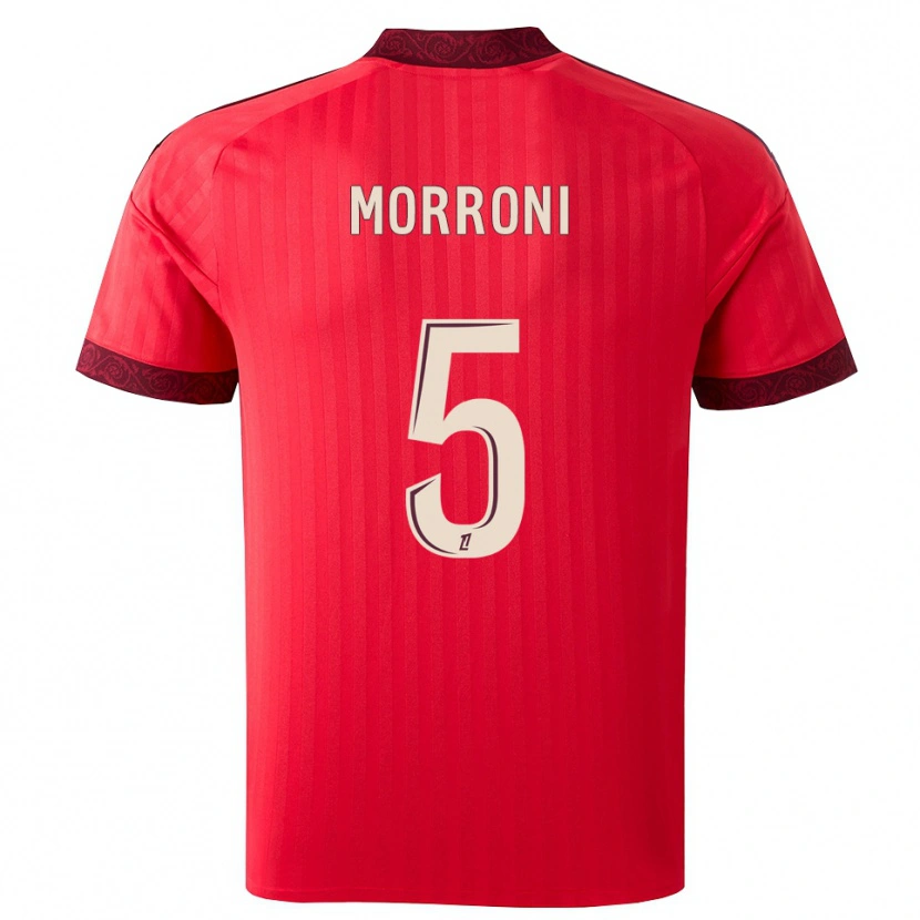 Danxen Heren Perle Morroni #5 Burgundy Rood Wit Uitshirt Uittenue 2026/27 T-Shirt België