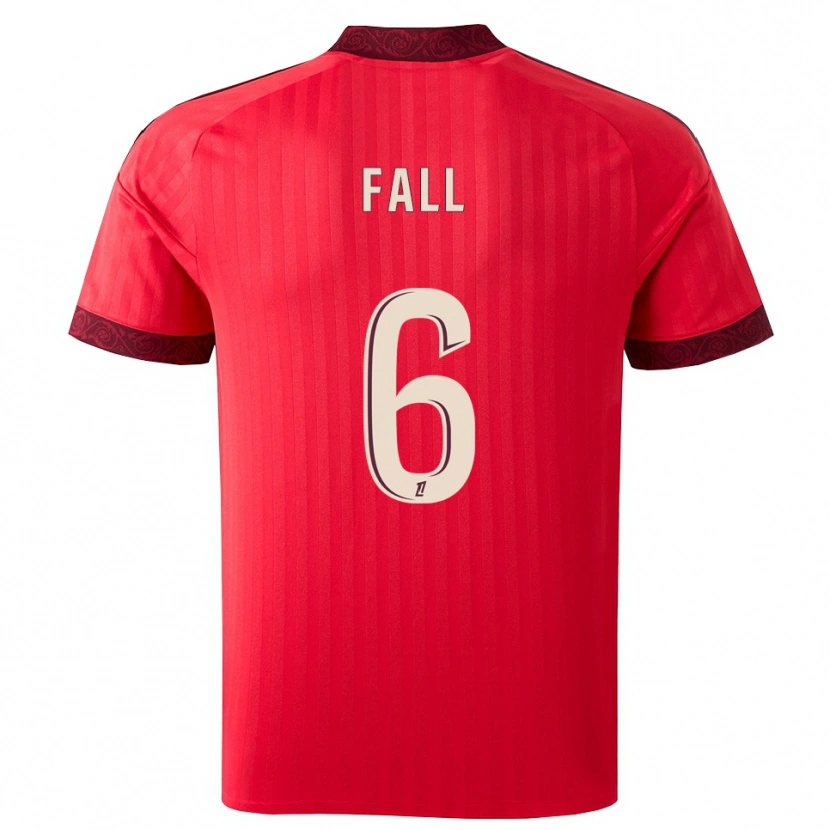 Danxen Heren Fallou Fall #6 Burgundy Rood Wit Uitshirt Uittenue 2026/27 T-Shirt België