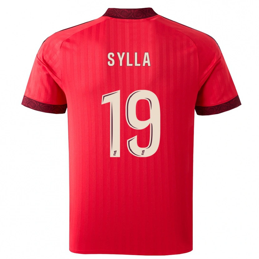 Danxen Heren Kysha Sylla #19 Burgundy Rood Wit Uitshirt Uittenue 2026/27 T-Shirt België