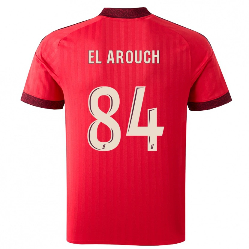 Danxen Heren Mohamed El Arouch #84 Burgundy Rood Wit Uitshirt Uittenue 2026/27 T-Shirt België