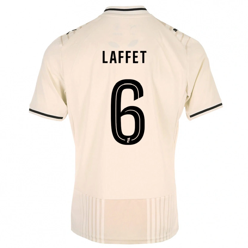 Danxen Heren Yves Laffet #6 Oldlace Zwart Antiquewhite Uitshirt Uittenue 2026/27 T-Shirt België