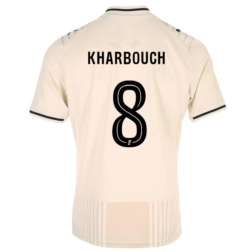 Danxen Heren Yanis Kharbouch #8 Oldlace Zwart Antiquewhite Uitshirt Uittenue 2026/27 T-Shirt België