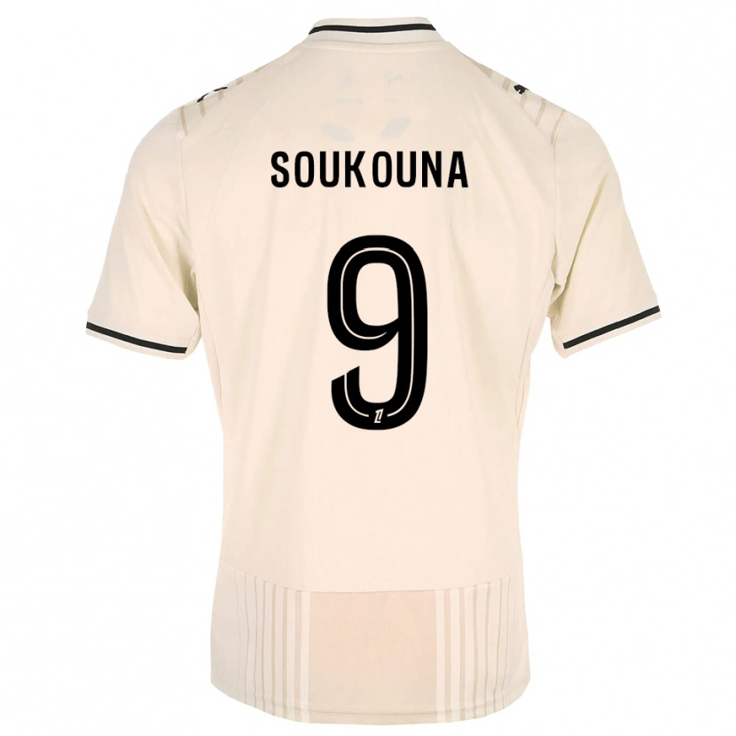 Danxen Heren Idrissa Soukouna #9 Oldlace Zwart Antiquewhite Uitshirt Uittenue 2026/27 T-Shirt België