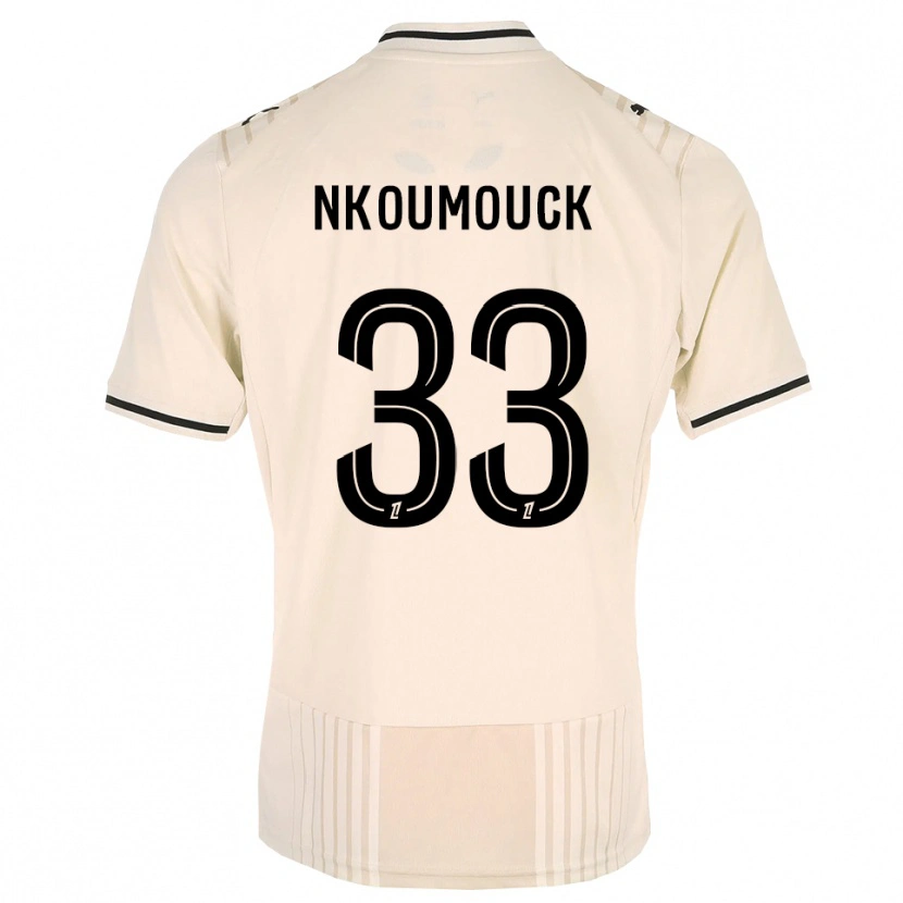 Danxen Heren Marc-Anthony Nkoumouck #33 Oldlace Zwart Antiquewhite Uitshirt Uittenue 2026/27 T-Shirt België