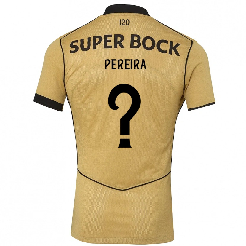 Danxen Heren Diogo Pereira #0 Goudgeelzwart Uitshirt Uittenue 2026/27 T-Shirt België