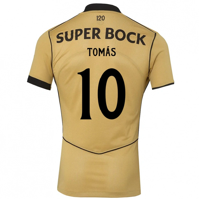 Danxen Heren Duarte Tomás #10 Goudgeelzwart Uitshirt Uittenue 2026/27 T-Shirt België