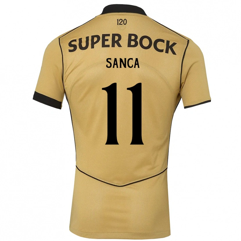 Danxen Heren Pedro Sanca #11 Goudgeelzwart Uitshirt Uittenue 2026/27 T-Shirt België