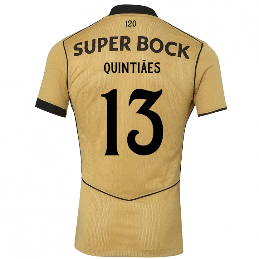 Danxen Heren Rodrigo Quintiães #13 Goudgeelzwart Uitshirt Uittenue 2026/27 T-Shirt België