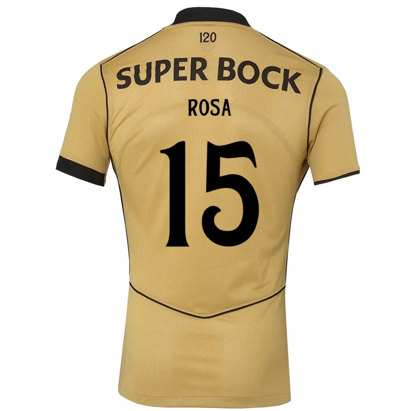 Danxen Heren Duarte Rosa #15 Goudgeelzwart Uitshirt Uittenue 2026/27 T-Shirt België