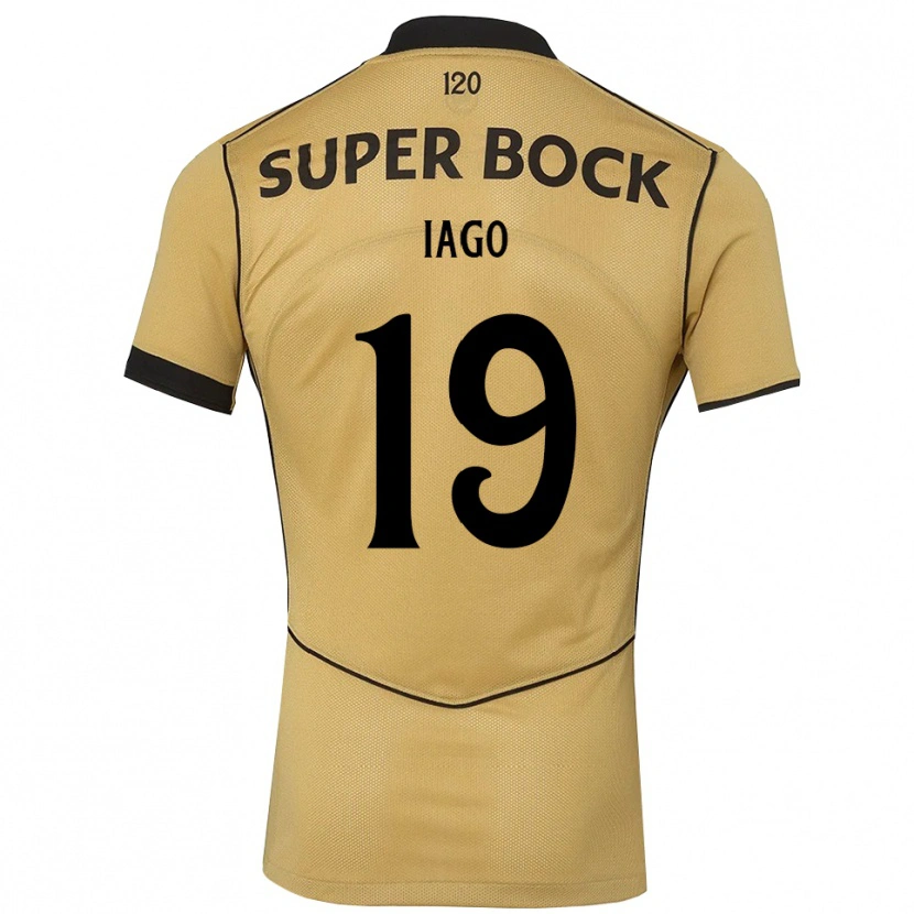 Danxen Heren Paulo Iago #19 Goudgeelzwart Uitshirt Uittenue 2026/27 T-Shirt België