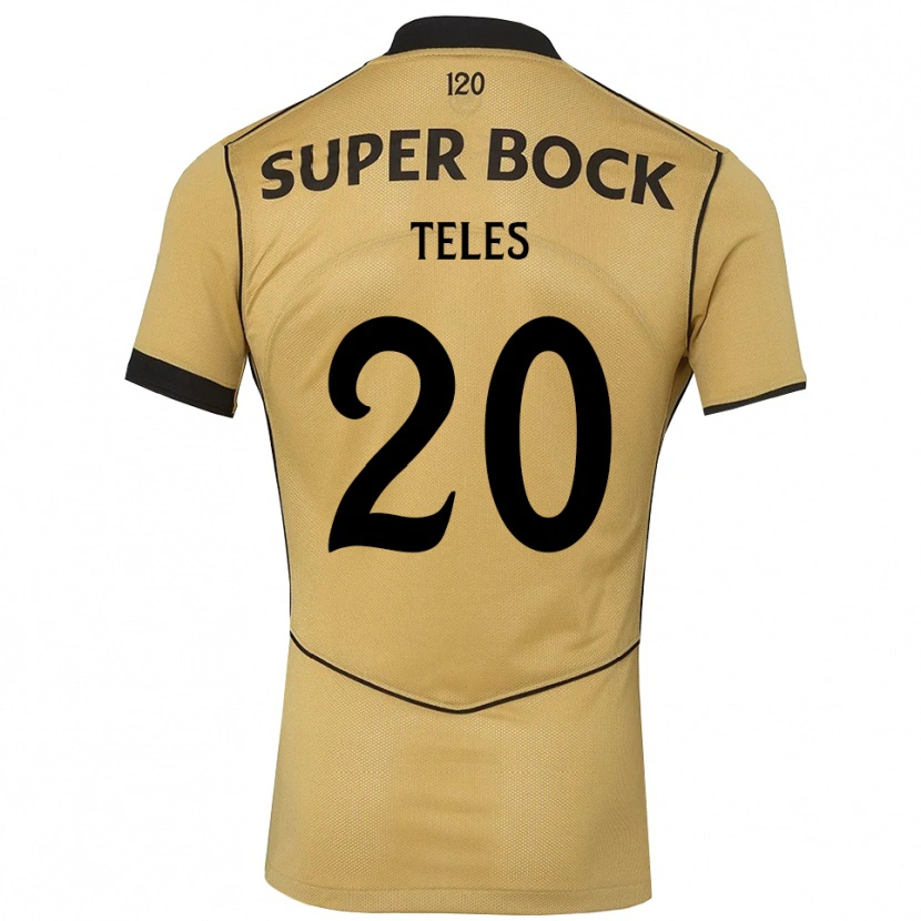 Danxen Heren Ana Isabel Teles #20 Goudgeelzwart Uitshirt Uittenue 2026/27 T-Shirt België