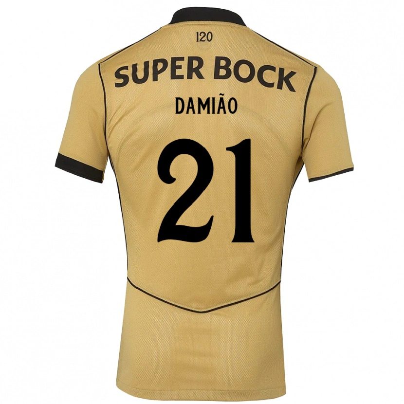 Danxen Heren Leonardo Damião #21 Goudgeelzwart Uitshirt Uittenue 2026/27 T-Shirt België