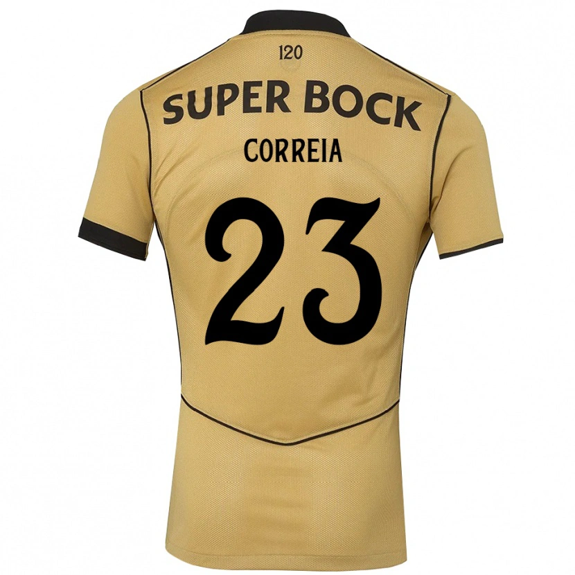 Danxen Heren Duarte Correia #23 Goudgeelzwart Uitshirt Uittenue 2026/27 T-Shirt België
