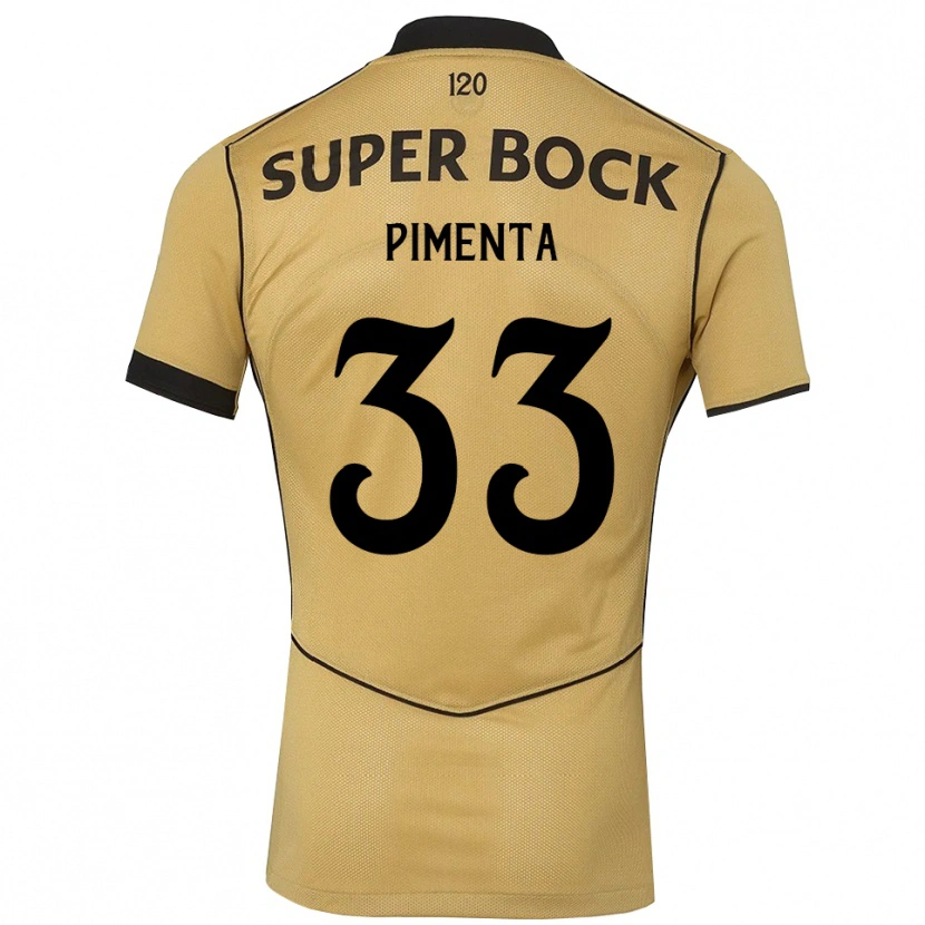 Danxen Heren Carolina Pimenta #33 Goudgeelzwart Uitshirt Uittenue 2026/27 T-Shirt België