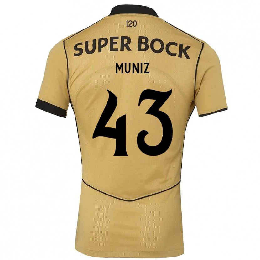 Danxen Heren João Muniz #43 Goudgeelzwart Uitshirt Uittenue 2026/27 T-Shirt België