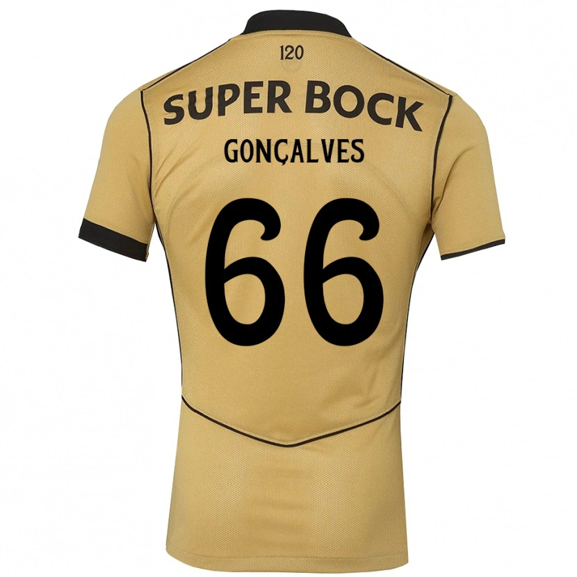 Danxen Heren Iara Gonçalves #66 Goudgeelzwart Uitshirt Uittenue 2026/27 T-Shirt België