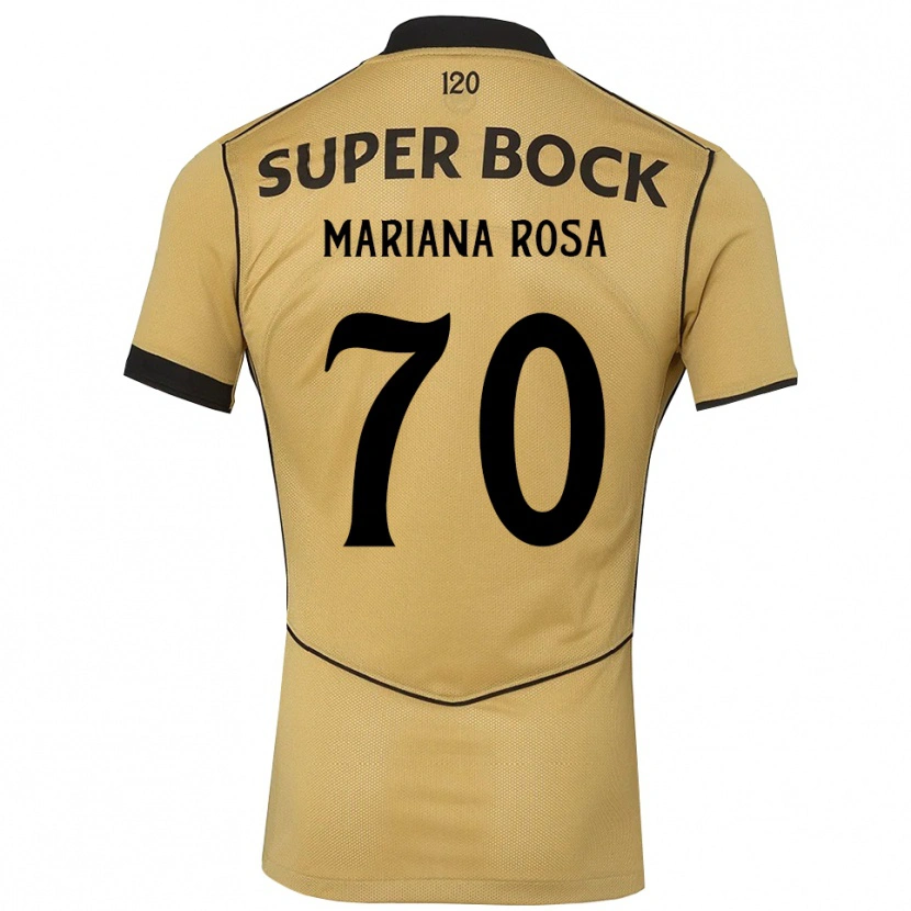 Danxen Heren Mariana Silva Pinto Vilaça Da Rosa #70 Goudgeelzwart Uitshirt Uittenue 2026/27 T-Shirt België