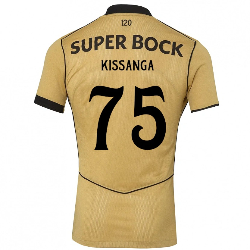 Danxen Heren Manuel Kissanga #75 Goudgeelzwart Uitshirt Uittenue 2026/27 T-Shirt België