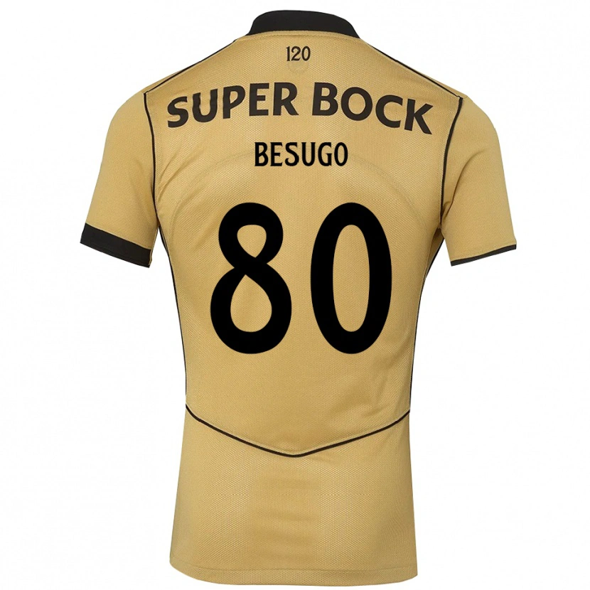 Danxen Heren Rafael Besugo #80 Goudgeelzwart Uitshirt Uittenue 2026/27 T-Shirt België