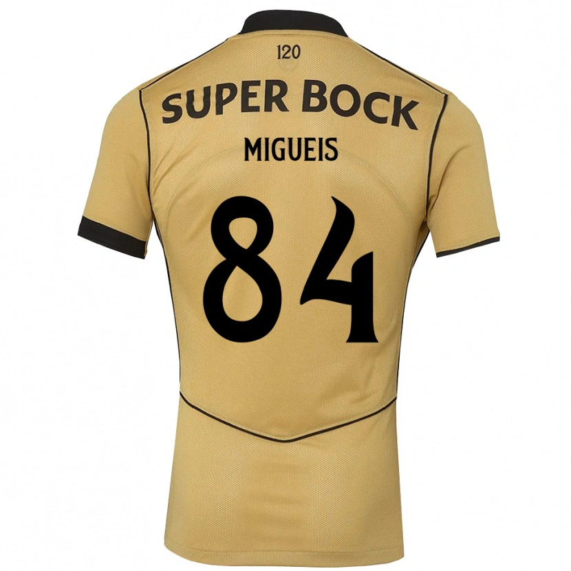 Danxen Heren Pedro Miguéis #84 Goudgeelzwart Uitshirt Uittenue 2026/27 T-Shirt België