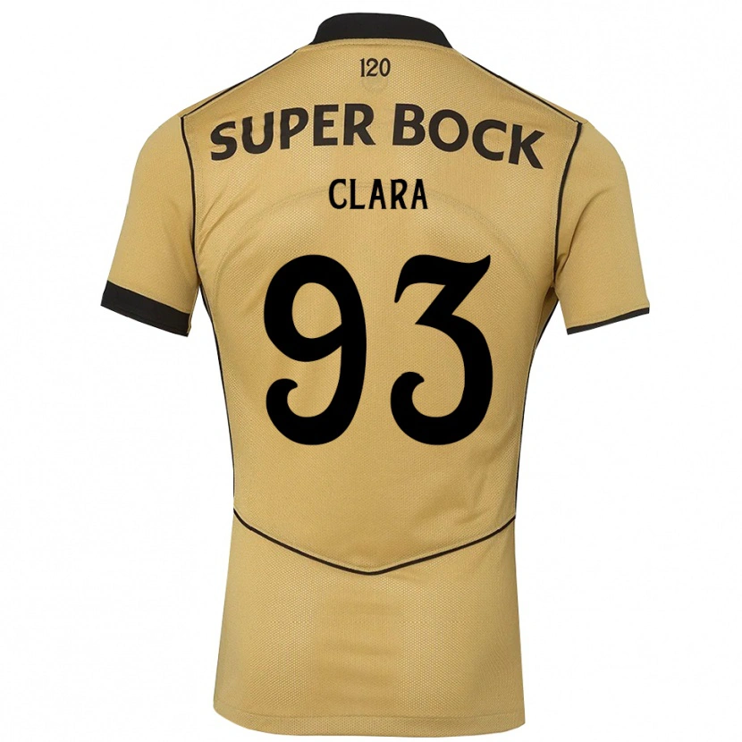 Danxen Heren Diogo Clara #93 Goudgeelzwart Uitshirt Uittenue 2026/27 T-Shirt België