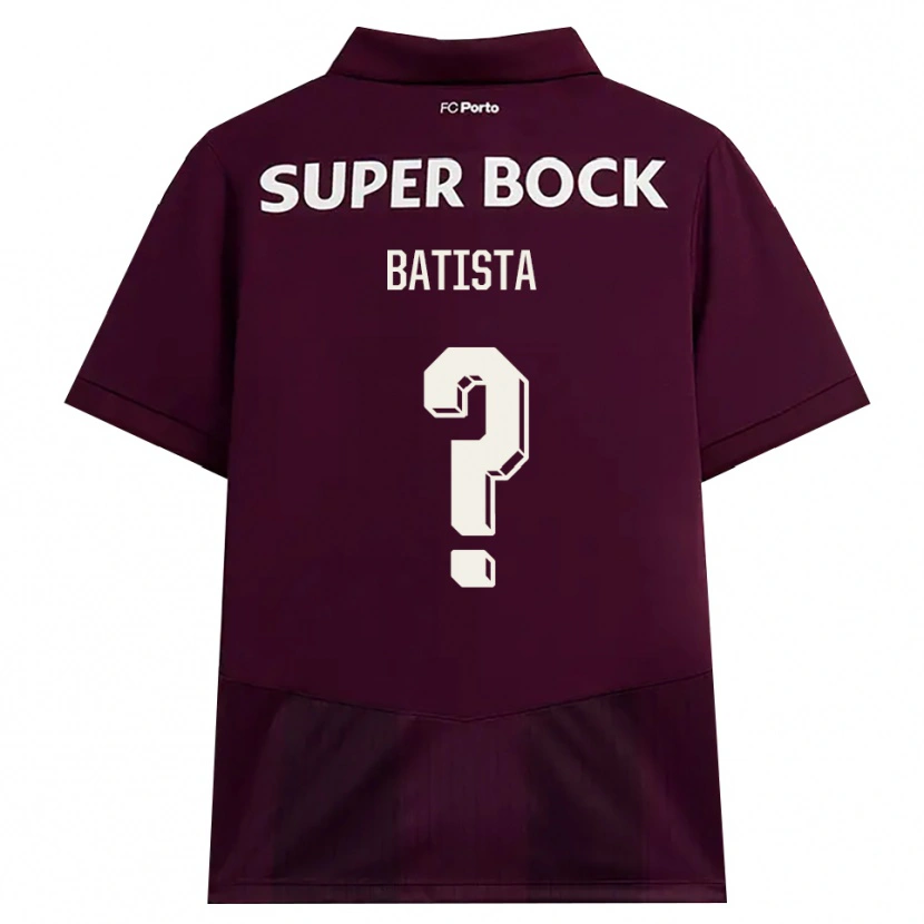 Danxen Heren Fábio Batista #0 Bordeauxrood Wit Uitshirt Uittenue 2026/27 T-Shirt België