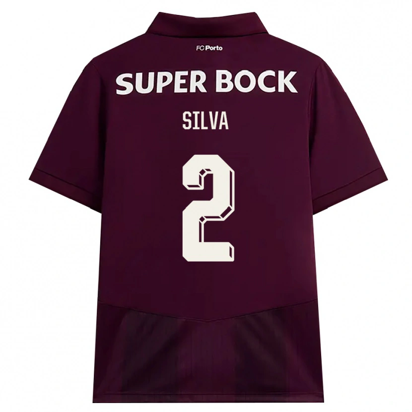 Danxen Heren Marco Silva #2 Bordeauxrood Wit Uitshirt Uittenue 2026/27 T-Shirt België