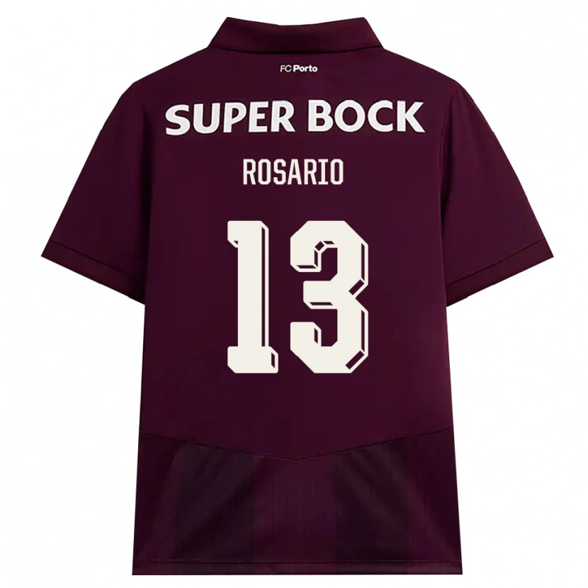 Danxen Heren Pablo Rosario #13 Bordeauxrood Wit Uitshirt Uittenue 2026/27 T-Shirt België
