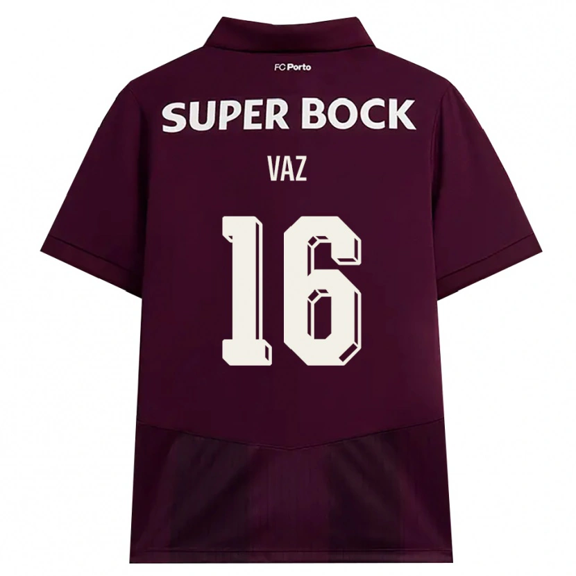 Danxen Heren Matilde Vaz #16 Bordeauxrood Wit Uitshirt Uittenue 2026/27 T-Shirt België