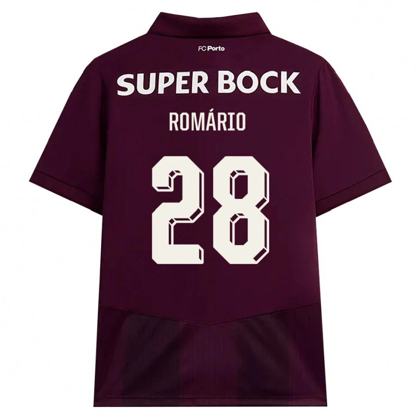 Danxen Heren Romario Baro #28 Bordeauxrood Wit Uitshirt Uittenue 2026/27 T-Shirt België