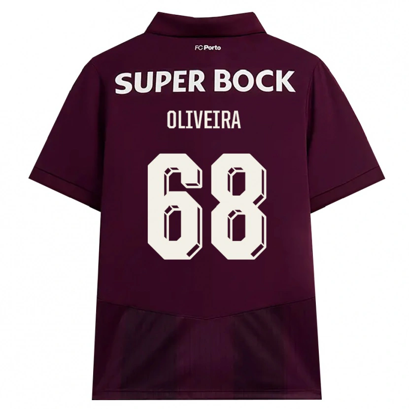 Danxen Heren André Oliveira #68 Bordeauxrood Wit Uitshirt Uittenue 2026/27 T-Shirt België