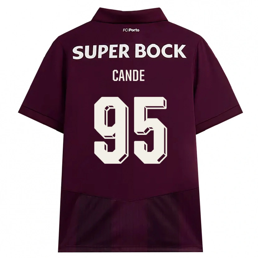 Danxen Heren Anhá Cande #95 Bordeauxrood Wit Uitshirt Uittenue 2026/27 T-Shirt België