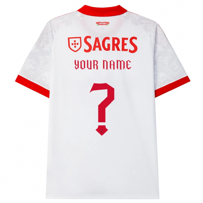 Danxen Heren Uw Naam #0 Wit Rood Geel Uitshirt Uittenue 2026/27 T-Shirt België