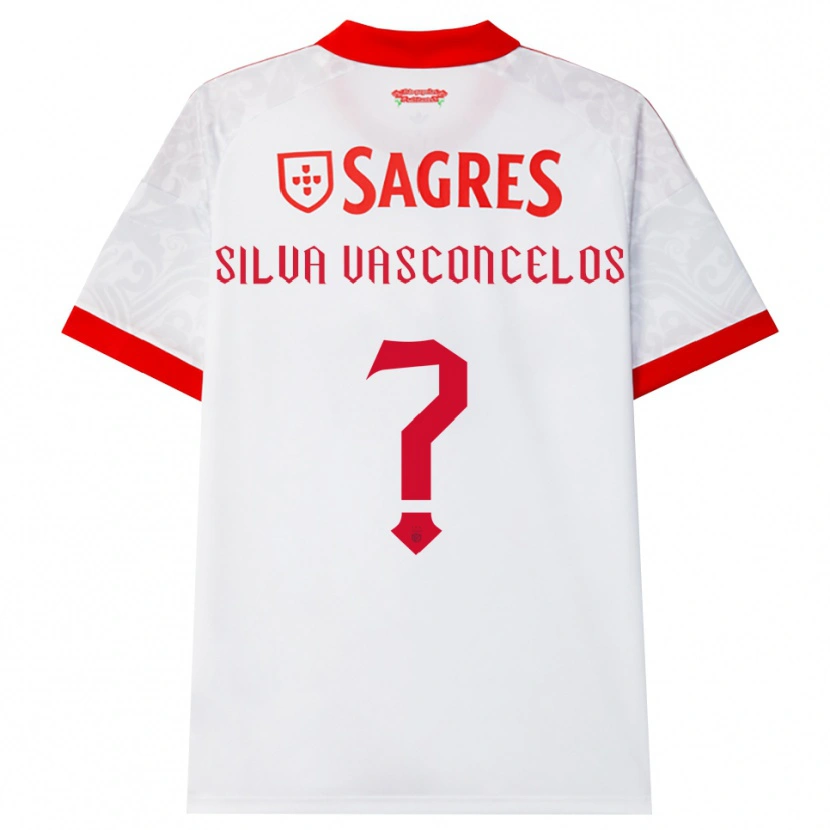 Danxen Heren Martim Silva Vasconcelos #0 Wit Rood Geel Uitshirt Uittenue 2026/27 T-Shirt België