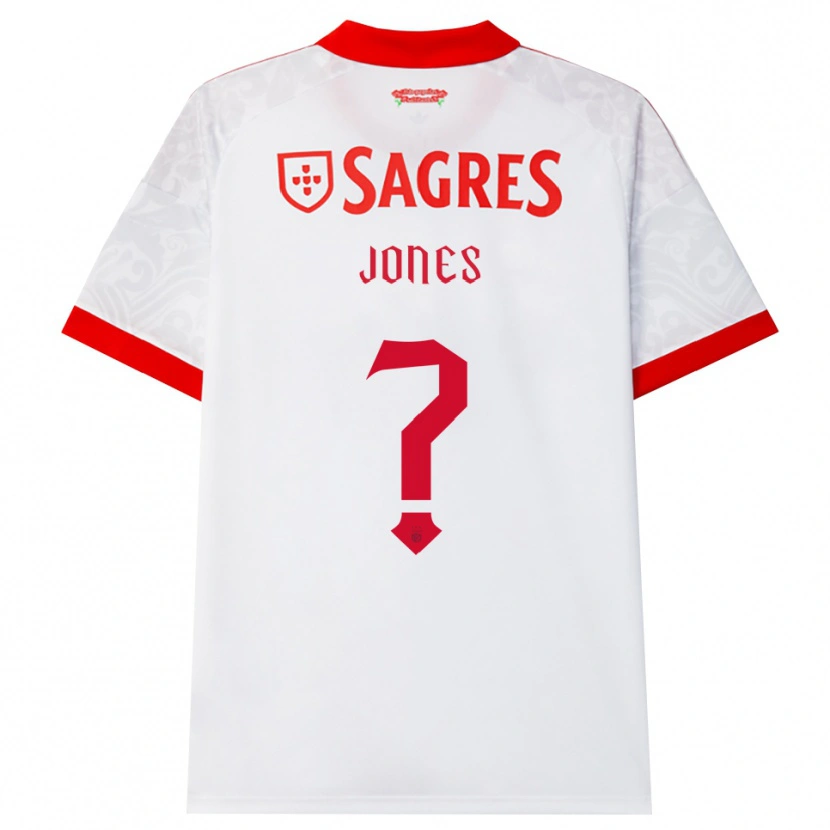 Danxen Heren Jaylen Jones #0 Wit Rood Geel Uitshirt Uittenue 2026/27 T-Shirt België