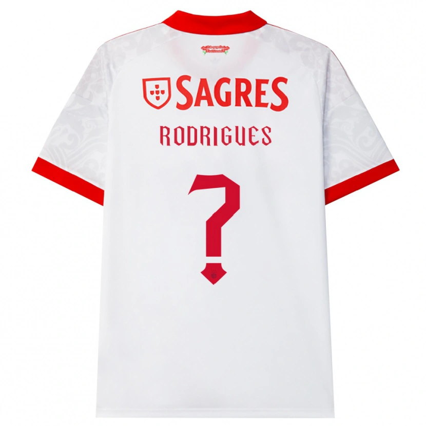 Danxen Heren Miguel Rodrigues #0 Wit Rood Geel Uitshirt Uittenue 2026/27 T-Shirt België