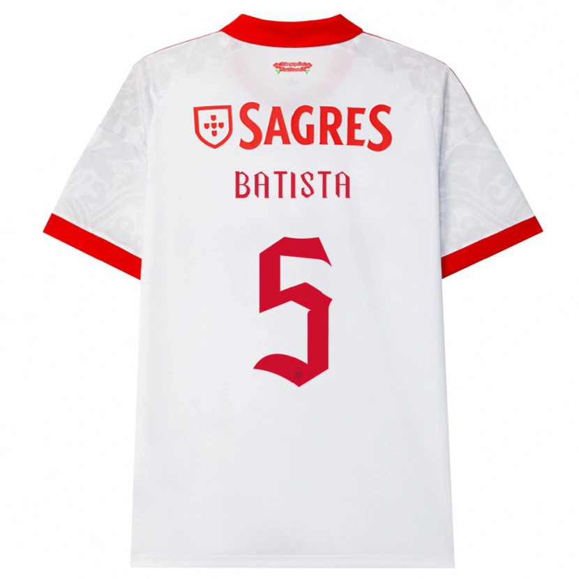 Danxen Heren Ricardo Batista #5 Wit Rood Geel Uitshirt Uittenue 2026/27 T-Shirt België