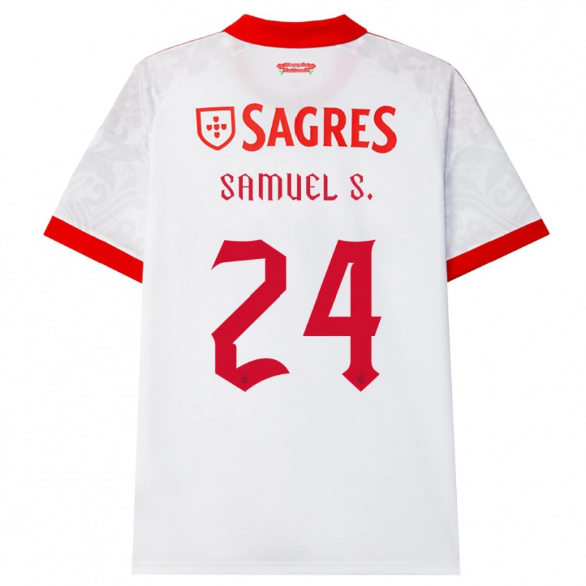 Danxen Heren Samuel Soares #24 Wit Rood Geel Uitshirt Uittenue 2026/27 T-Shirt België